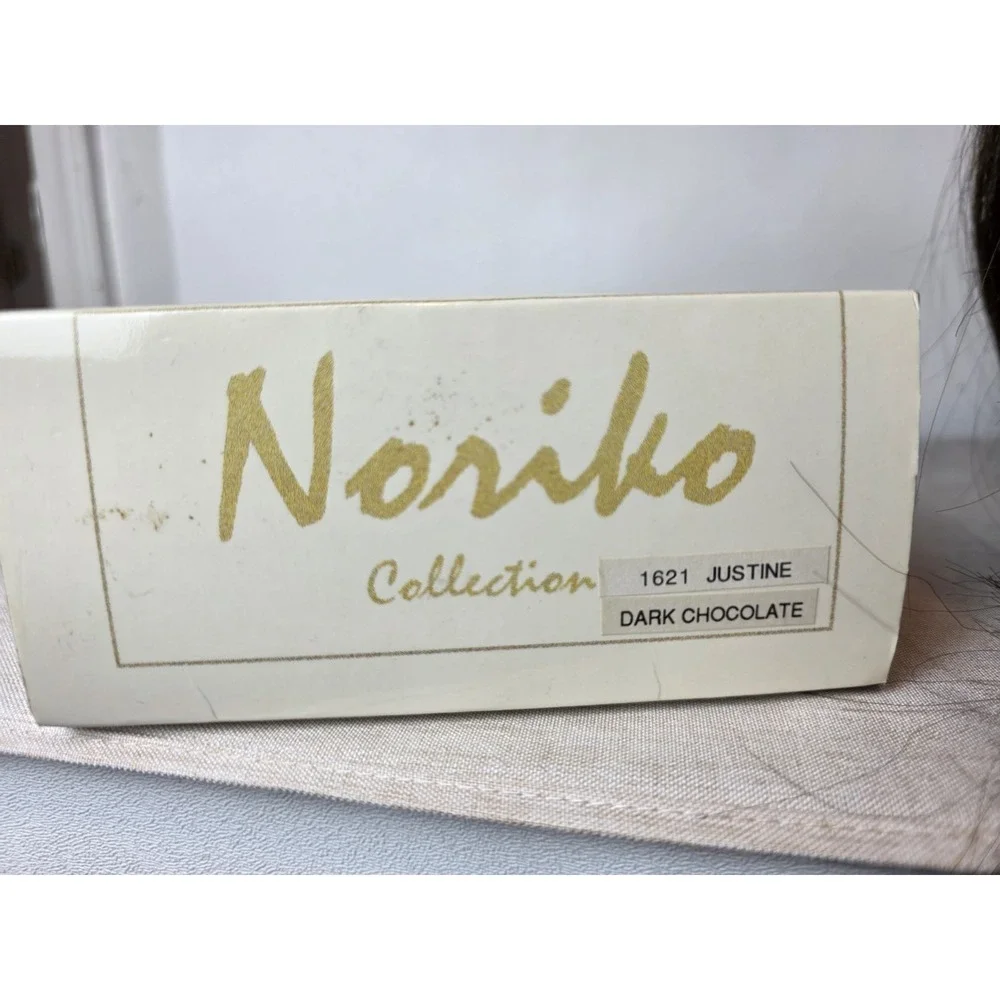 Noriko Wig Long Brunette With Fringe 1621 Justine Dark Chocolate W/box Synthetic